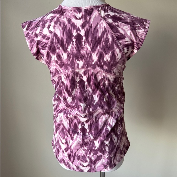 Duluth Trading Company Suit Up Swim Built In Bra Cap Sleeve Top - Picture 5 of 10